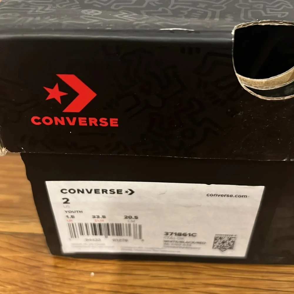 Converse Chuck Taylor All Star Ox Keith Haring Size 2 Youth